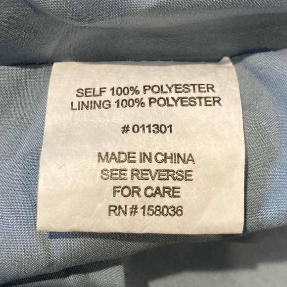 Birdy Grey pale slightly dusty blue colored cowl neck slip dress tie back. XXL - Picture 6 of 6